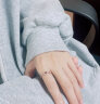 艾维拉本命年属龙银戒指女士指环玛瑙生肖龙520情人节生日礼物送女友 小萌龙银戒指（大小可调节） 晒单实拍图