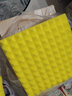 声帝环保隔音棉墙体自粘吸音棉直播间卧室隔音板KTV录音棚消音墙贴 5CM厚【金字塔黄色10片高密度】 【E1环保材质-背胶自粘款】 实拍图
