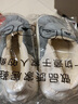 利达妮（TZLDN）全包跟棉拖鞋女秋冬季保暖毛绒防水防滑月子鞋厚底情侣棉鞋男外穿 奶茶咖 44-45 (适合43-44码) 实拍图