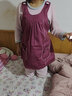 朵朵康 防辐射服孕妇装防辐射衣服金属纤维马甲连衣裙四季款 紫红色 XL 实拍图