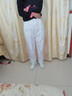 御祥康护士裤白色护士裤工作裤松紧腰修身医生裤医生服护士服实习生裤 白色厚款【松紧腰】 L （110-125斤） 实拍图