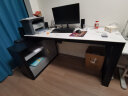 卡丽蒂岩板书桌现代简约转角写字台书桌黑色小户型电脑桌家用办公桌 1.6米岩板书桌 旋转书桌 实拍图