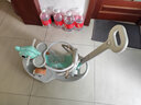 帮宝智【带护栏/多功能】摇摇马木马儿童玩具男女孩婴儿1-3岁生日礼物 天马薄荷绿推杆护栏+餐盘+加宽轮 实拍图