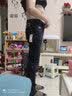 啄木鸟牛仔裤男春秋新款修身裤子男韩版潮流小脚休闲裤弹力长裤 1623黑色+1622深蓝色 34 实拍图