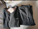 雅鹿男士保暖内衣男加绒加厚套装含羽绒蚕丝防寒加大码秋衣秋裤打底衣 深灰中领(上衣+裤子套装) XL (109-130斤) 实拍图