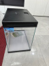森森超白玻璃鱼缸XHE-480(黑)可增氧客厅小型桌面家用水族箱免安装 晒单实拍图
