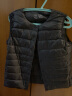 无印良品MUJI 女式 轻量羽绒便携式背心 女士马甲马夹外搭冬季款BDC06C1A  黑色 L 实拍图