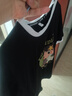 真维斯（JEANSWEST）短袖t恤女夏季新款纯棉女装上衣服撞色宽松ins风小个子女生半袖衫 天蓝 抱猫女孩 L 实拍图