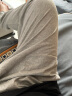 阿迪达斯 （adidas）裤子男裤 24夏季新款运动休闲裤健身跑步宽松透气梭织快干裤子男 梭织透气/灰标/直筒/晒图退10 2XL/185/96A 实拍图