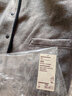 MUJI女式 抓绒 开衫 家居服 睡衣上衣单件外套 FD1IVC3A 深棕色 XL（165/92A） 实拍图