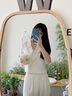伊娅莎短款西装套装女夏薄款休闲双排扣小个子西服外套女神范气质工作服 单件杏色西装 XL 建议115-125斤 实拍图