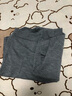 无印良品 MUJI 男式 美利奴羊毛 高针距V领开衫 长袖针织衫 AAB02A0A 灰色 XL 实拍图