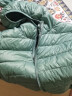 雅鹿轻薄羽绒服女短款连帽秋冬新款90绒轻便外套ap 浅绿色 160/M 实拍图