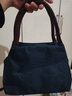 畅印2026布包女帆布手提包小包防泼水便当包多拉链女包新款妈妈买菜包 双拉深兰牛仔 实拍图