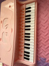 奥智嘉电子琴儿童钢琴玩具女孩六一儿童节生日礼物3-6-10岁早教音乐器粉 实拍图