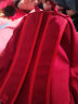 POY新品 原创双肩包女简约红色电脑背包男高中生大学生女生书包 赛车红 晒单实拍图