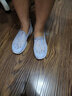 斯凯奇（Skechers）渔夫鞋夏季一脚蹬女鞋蕾丝透气懒人散步鞋休闲妈妈鞋平底单鞋 896020-LTGY/浅灰色 38.5 实拍图