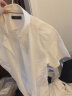 哈吉斯（HAZZYS）男装 2024夏季男衬衣纯色商务休闲通勤短袖衬衫男ATCZK1BBF50 浅 晒单实拍图