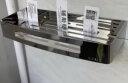 卡贝（cobbe）304不锈钢浴室卫生间置物架免打孔壁挂转角三角网篮厕所五金挂件 单层-方形无杆（可免钉/打孔） 实拍图