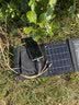 惠尔成太阳能充电板QC3.0快充21WUSB户外充电器单晶硅光伏发电板便携折叠移动电源露营应急充电宝 A款21W双USB 实拍图