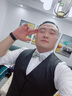 杰逊斯西服套装男韩版修身商务正装男士休闲西装外套新郎结婚礼服三件套 深灰色（西装+裤子） M（95-110斤） 实拍图