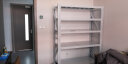 施尔福货架仓储家用置物架轻型加厚承重仓库库房展示架层架中型货物架子 白色-五层-主架 商工用总承重600KG-150*60*200cm 实拍图