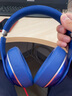 魔律 适用魔音beats耳机套studio3耳罩 studio2耳套 录音师二三代耳机罩海绵套 耳机套配件 【羊皮款】蓝色耳套一对 实拍图