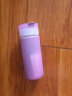 miGoMiGo 玻璃杯带盖便携女士水杯车载创意礼物 带硅胶杯套 带提绳 实拍图