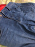 飞艘渡 春夏薄款牛仔裤男宽松男士弹力直筒裤男加肥大码宽腿高腰裤子薄 天蓝色1901-1 32码=腰围2尺5 实拍图