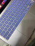 帝伊工坊适用于苹果电脑保护壳macbook笔记本外壳M2壳子air13皮套M5新款pro16英寸13.3保护套 诗意蓝-奶油保护壳【配同色键盘膜+防尘塞】 2022-25款Air13(M2/M3/M4 实拍图