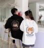love legendlovelegend情侣装卫衣全套秋冬新款潮流网红小熊带帽外套一男一女 【春秋】白色女 M（建议100-120斤内穿） 实拍图