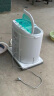 小鸭2.5公斤双缸小型半自动迷你洗衣机 婴儿小洗衣机 家用洗衣机小型洗脱一体WPS2525SJ 蓝色款塑料内桶 实拍图