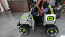 小童鞋【升级500】儿童电动车四轮越野汽车可坐大人双人摇控宝宝玩具车 升级500顶配灰12v15电+皮椅+软胎 实拍图