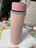 杯套 保护套 通用保温杯玻璃杯隔热防烫带提绳水杯套 350ml-500ml 大号甜心粉 实拍图