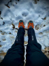 博沃尼克冰爪 防滑鞋套 户外登山攀岩成人雪地冰面泥地钓鱼防滑雪爪 橙色36-45码通用 晒单实拍图