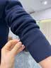 哈吉斯（HAZZYS）男装 秋冬款立领针织开衫户外休闲羊毛外套男ABYZD0BCF01 深藏青色DN XL （180/100A 50） 实拍图