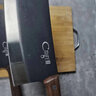创木工房菜刀家用三件套刀具套装锻打切片刀斩切刀砍骨刀锋利厨师专用刀 黑面胡桃木（骨刀+菜刀） 实拍图