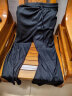真维斯女装休闲冰丝裤束脚抽绳时尚垂感弹力夏季新款长裤子JRP A款 JR-32-251001-黑8010 165/88A/M 实拍图