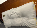 南极人（Nanjiren） 床头靠垫双人软包榻榻米大靠背三角靠垫沙发靠腰背长条床头靠枕 抱抱熊-典雅白-升级款 可拆洗】 120cm*12cm 枕套 长120宽12高40 实拍图