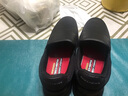 斯凯奇（Skechers）商务休闲皮鞋男一脚蹬工作鞋舒适低帮休闲鞋流行正装鞋 77157 黑色/BLK 39.5 实拍图