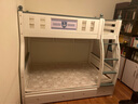 欧梵森樱桃木全实木儿童床上下床可拆分高低子母床男孩床上下铺成人床 直梯款 上铺宽115cm*下铺宽135cm 实拍图