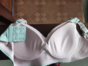 芬腾调整型内衣女小胸聚拢薄款无钢圈收副乳防下垂无痕美背运动文胸 1420-优雅绿 M 实拍图