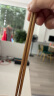 双枪 (Suncha) 天然竹筷子无漆无蜡原竹家用筷子餐具套装 10双装 实拍图