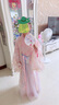 奥蒙威（AOMENGWEI）女童汉服连衣裙儿童大袖衫古装两件套幼儿园中秋齐胸襦裙MH-B7544 粉色 140 实拍图