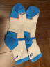 悠途（UTO） UTO悠途 男女运动马拉松跑步骑行越野袜中筒速干防臭袜子2双装 男款灰蓝色 男 L（43-45） 实拍图