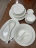 玛戈隆特碗碟套装国瓷高端骨瓷餐具纯白浮雕礼盒包装事事如意6人份32头 晒单实拍图