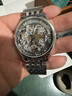 爱勒 AGELOCER原创巴洛克艺术雕花男士手表镂空全自动机械表送男友新年礼物 黑森林5402A9-纯黑-钢带 实拍图