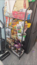 王星和月超市零食货架展示架便利店多层置物架收银台小食品架子移动陈列架 超市货架三层50cm黑【落地款】 实拍图