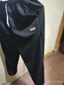 京峋休闲裤子男秋冬季潮流束脚工装裤冬天加绒男生宽松九分运动卫长裤 黑色+深灰（常规款） 5XL 【建议体重180-210斤左右】 实拍图