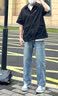Dickies男士休闲鞋男鞋透气潮流百搭板鞋情侣鞋 浅蓝色（布面） 42  实拍图